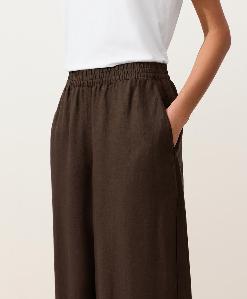 Брюки-блуммеры из 100%-го льна