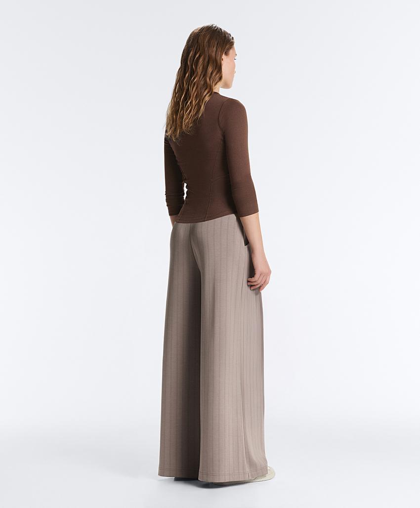 Футболка Rib с длинными рукавами, хлопком и модалом