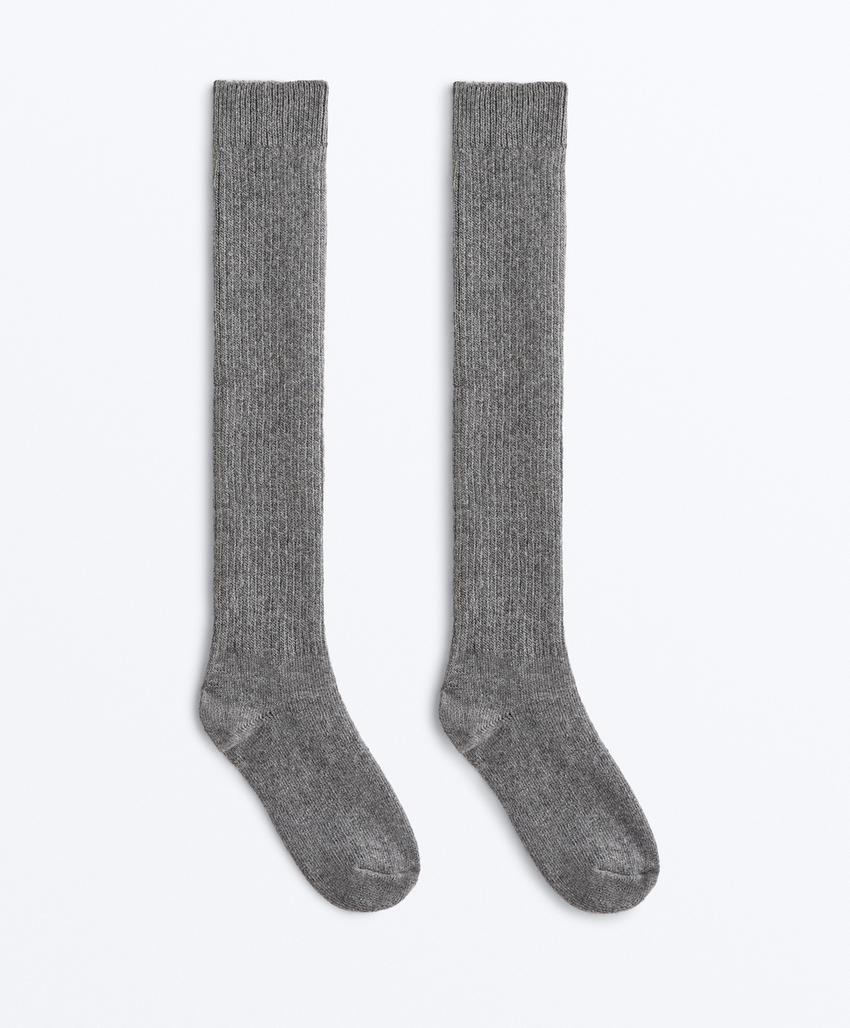 Гольфы с 18% кашемира и 13% шерсти