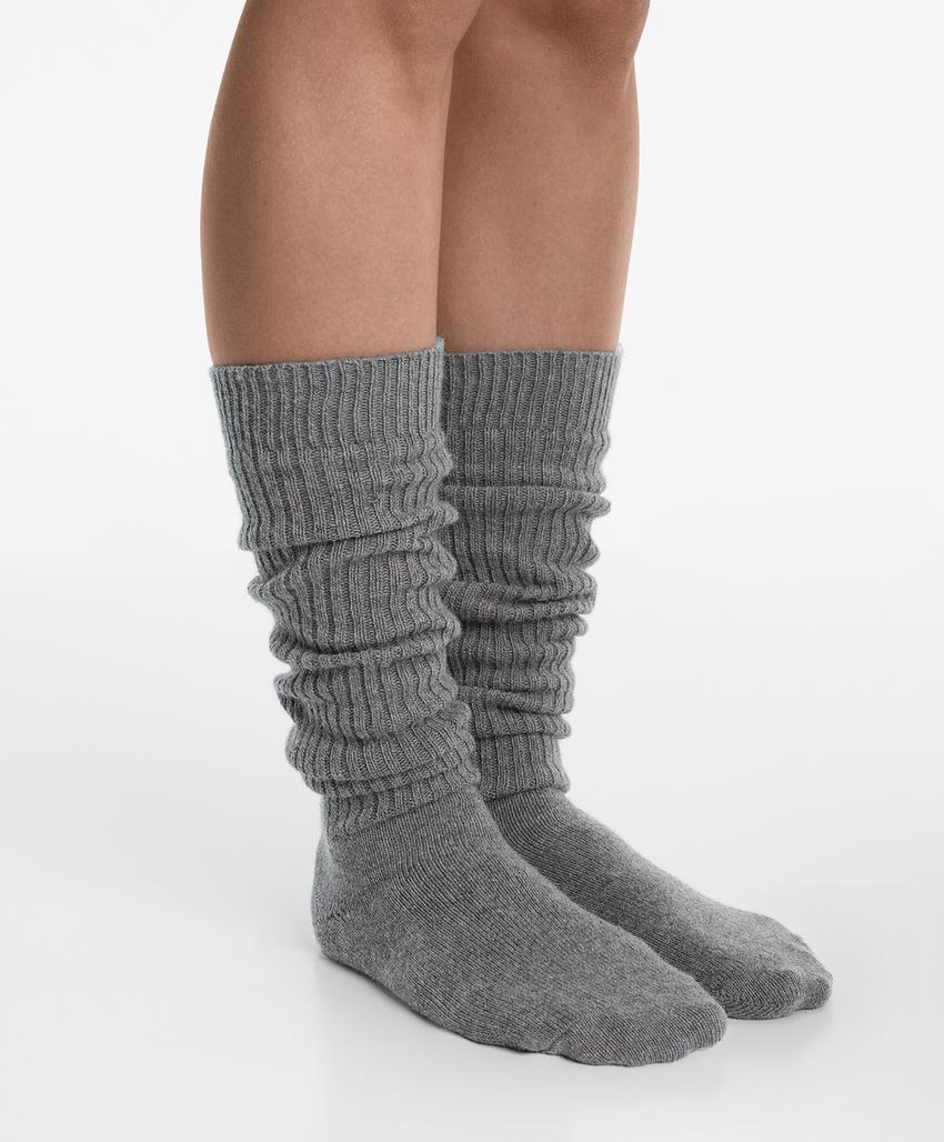 Гольфы с 18% кашемира и 13% шерсти