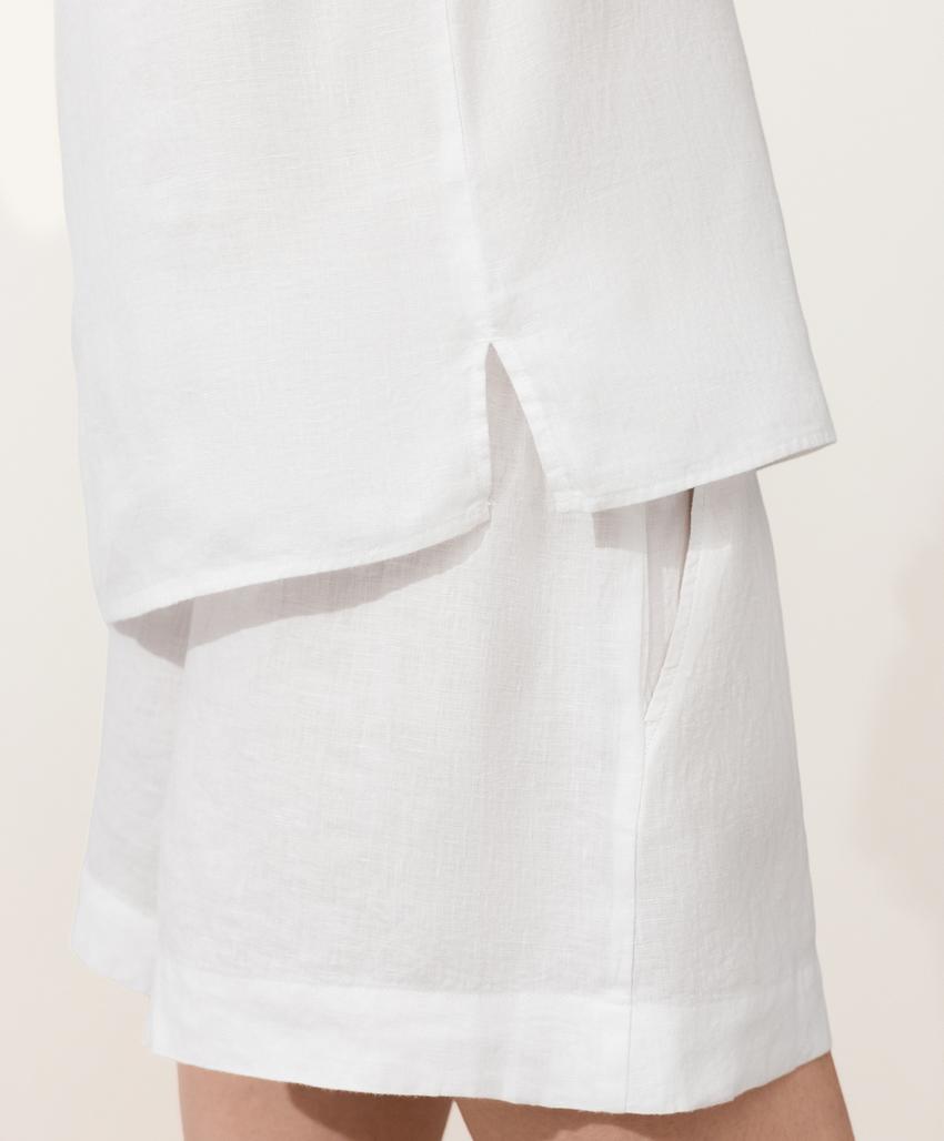 Квадратный топ из 100%-го льна