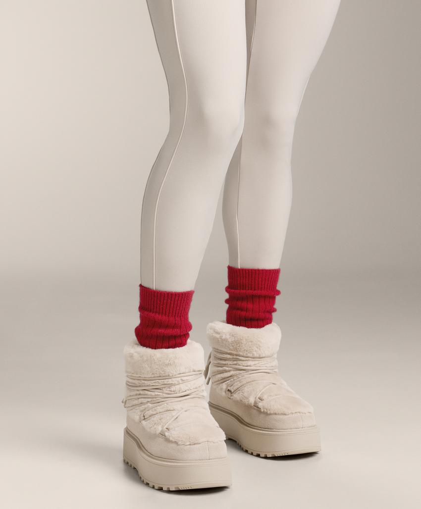 Классические носки 15% кашемир, 10% шерсть