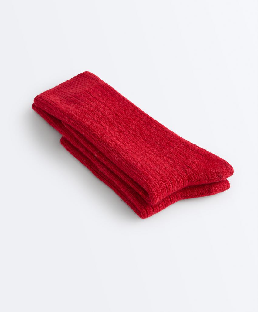 Классические носки 15% кашемир, 10% шерсть