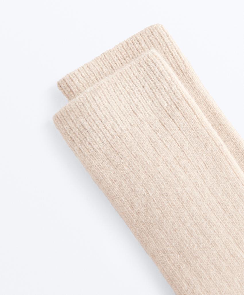 Классические носки 15% кашемир, 10% шерсть