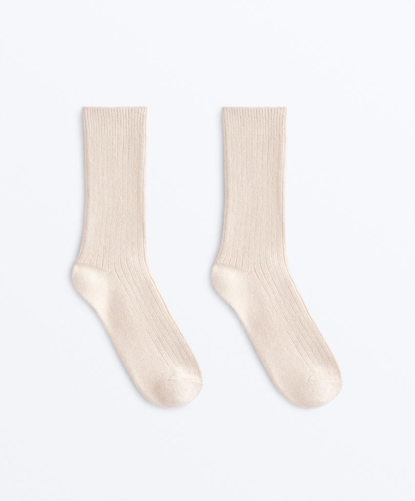 Классические носки 15% кашемир, 10% шерсть