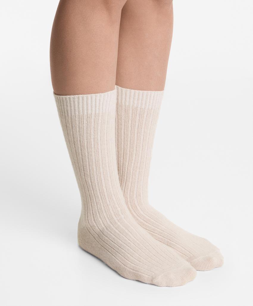 Классические носки 15% кашемир, 10% шерсть