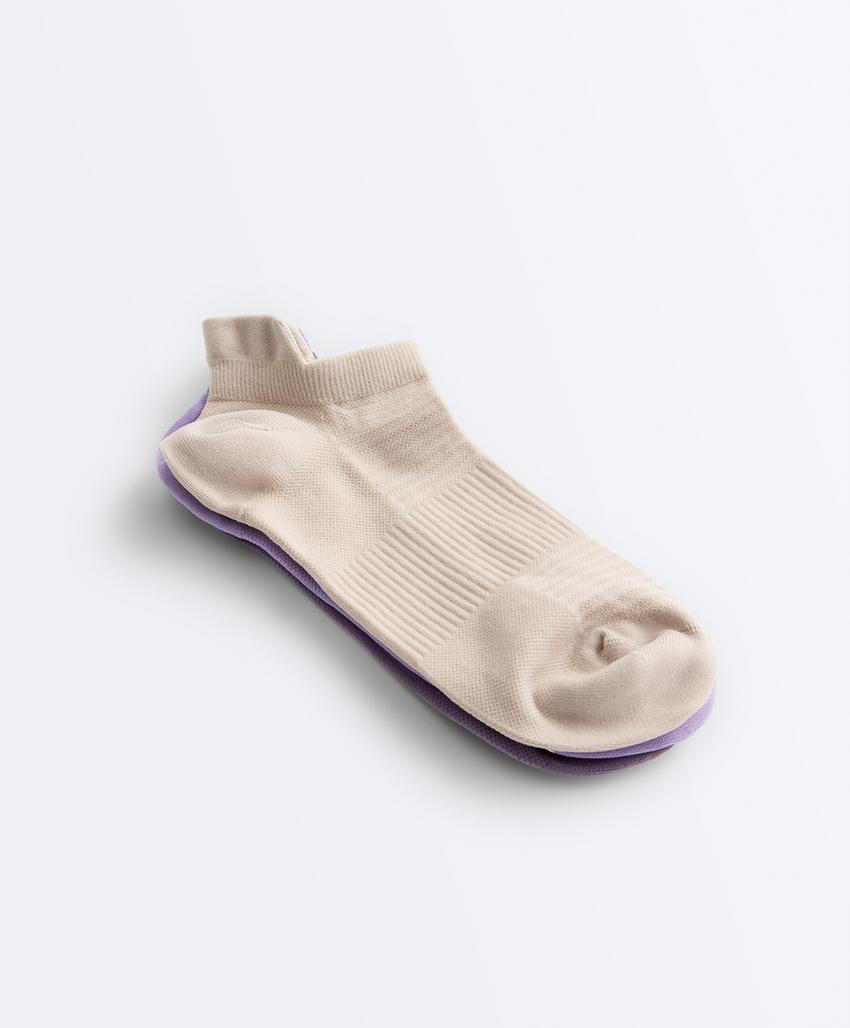 3 пары спортивных носков-сникеров с язычком из смесового полиамида