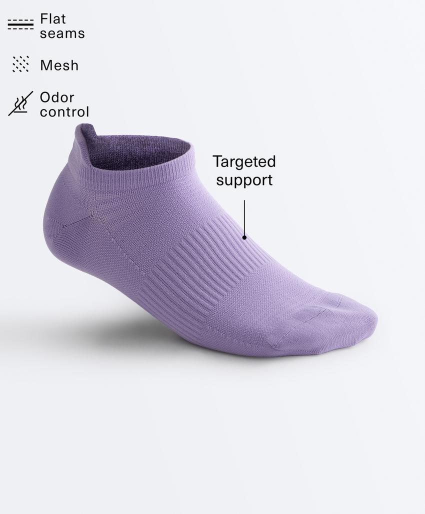 3 пары спортивных носков-сникеров с язычком из смесового полиамида