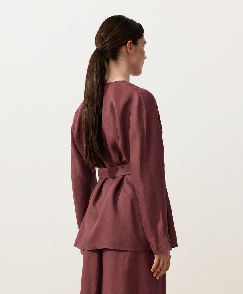 Рубашка кимоно из 100% льна