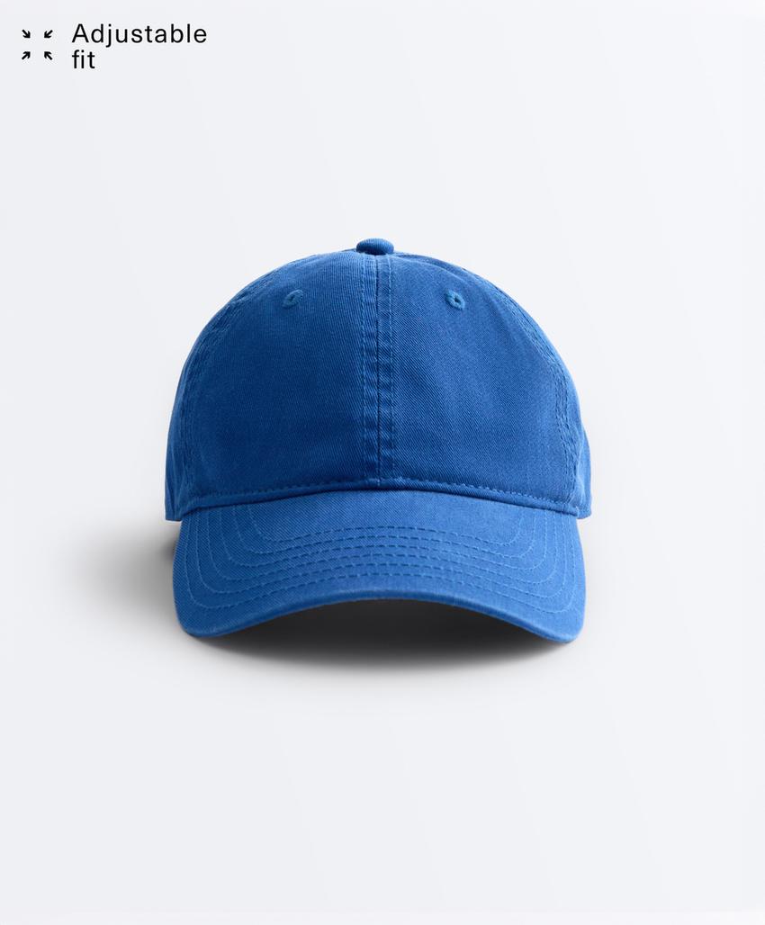 Кепка из 100%-го хлопка с эффектом выгорания