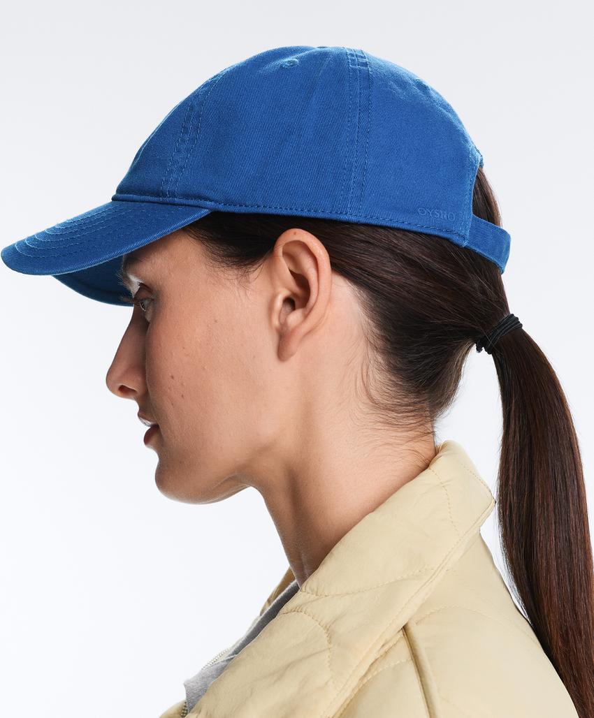 Кепка из 100%-го хлопка с эффектом выгорания