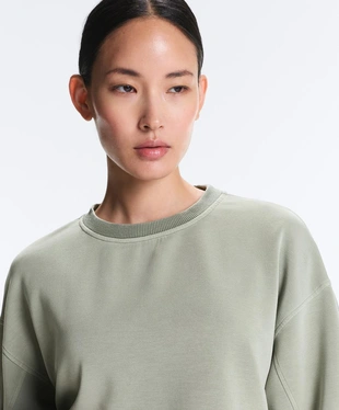 Толстовка с круглым вырезом из мягкой ткани с модалом- Заказать в России