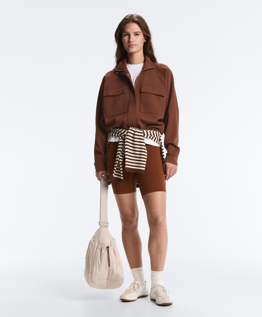 Куртка пике с карманами из хлопка