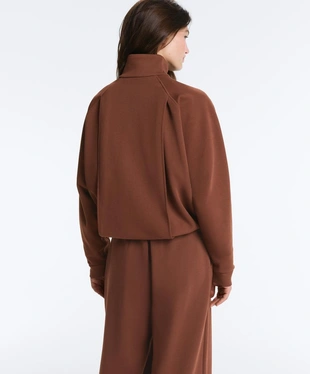 Куртка пике с карманами из хлопка- Заказать в России