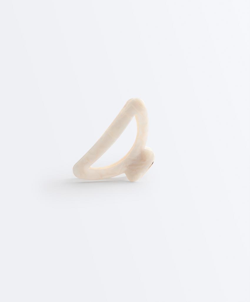 Большая металлическая заколка для волос