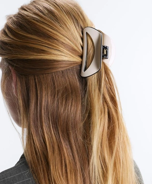 Большая заколка для волос с Piping- Заказать в России