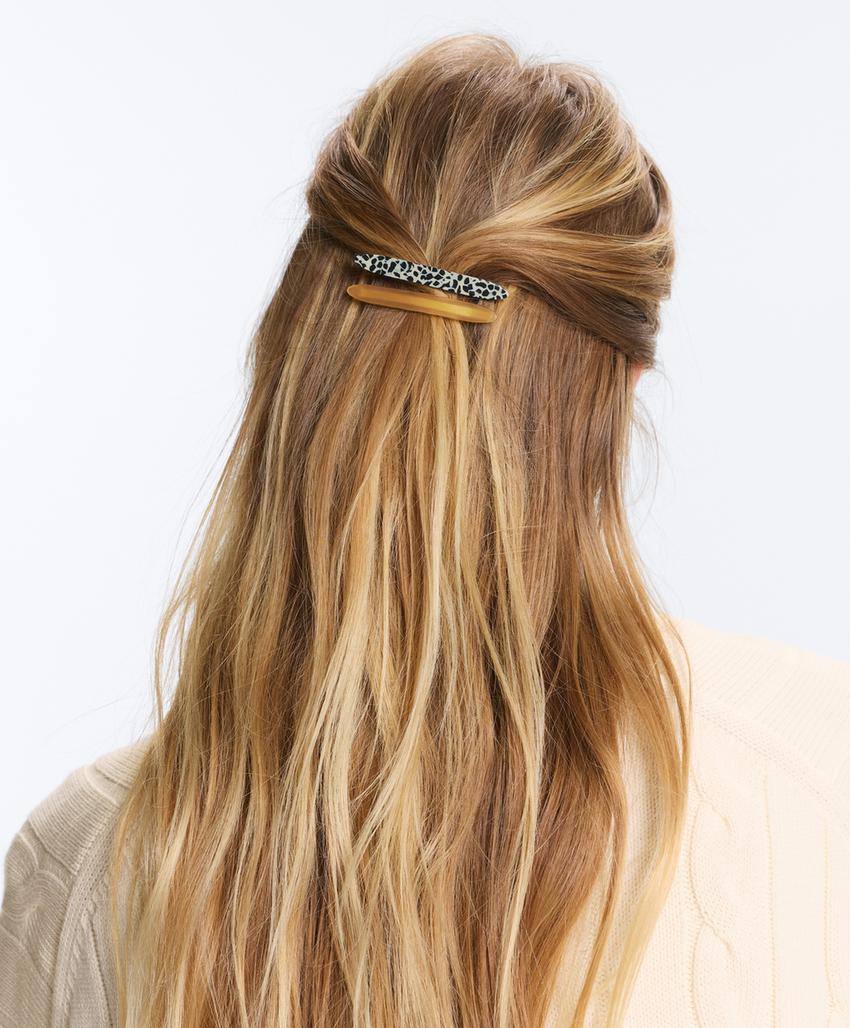 2 заколки для волос с принтом