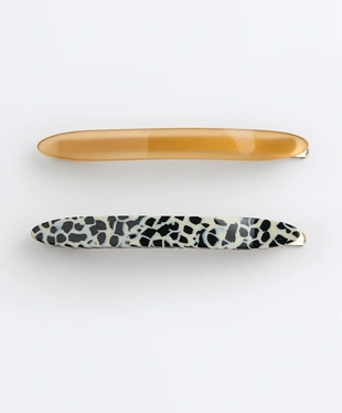 2 заколки для волос с принтом- Заказать в России