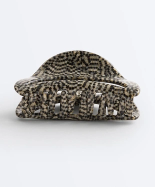 Большая заколка для волос в клетку- Заказать в России