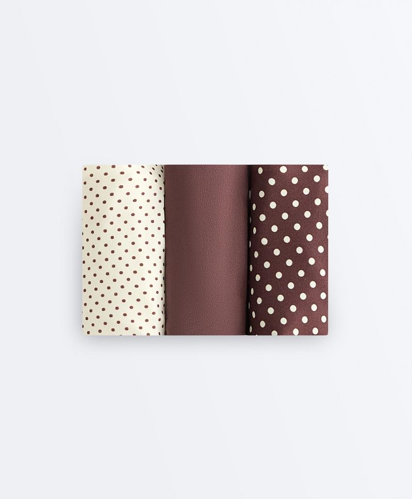 3 invisible laser-cut polyamide blend Brazilian briefs