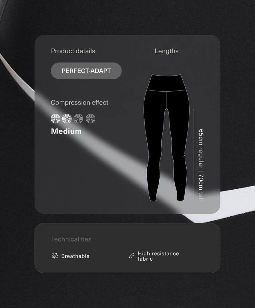 Легинсы Perfect-adapt  с контрастной отделкой