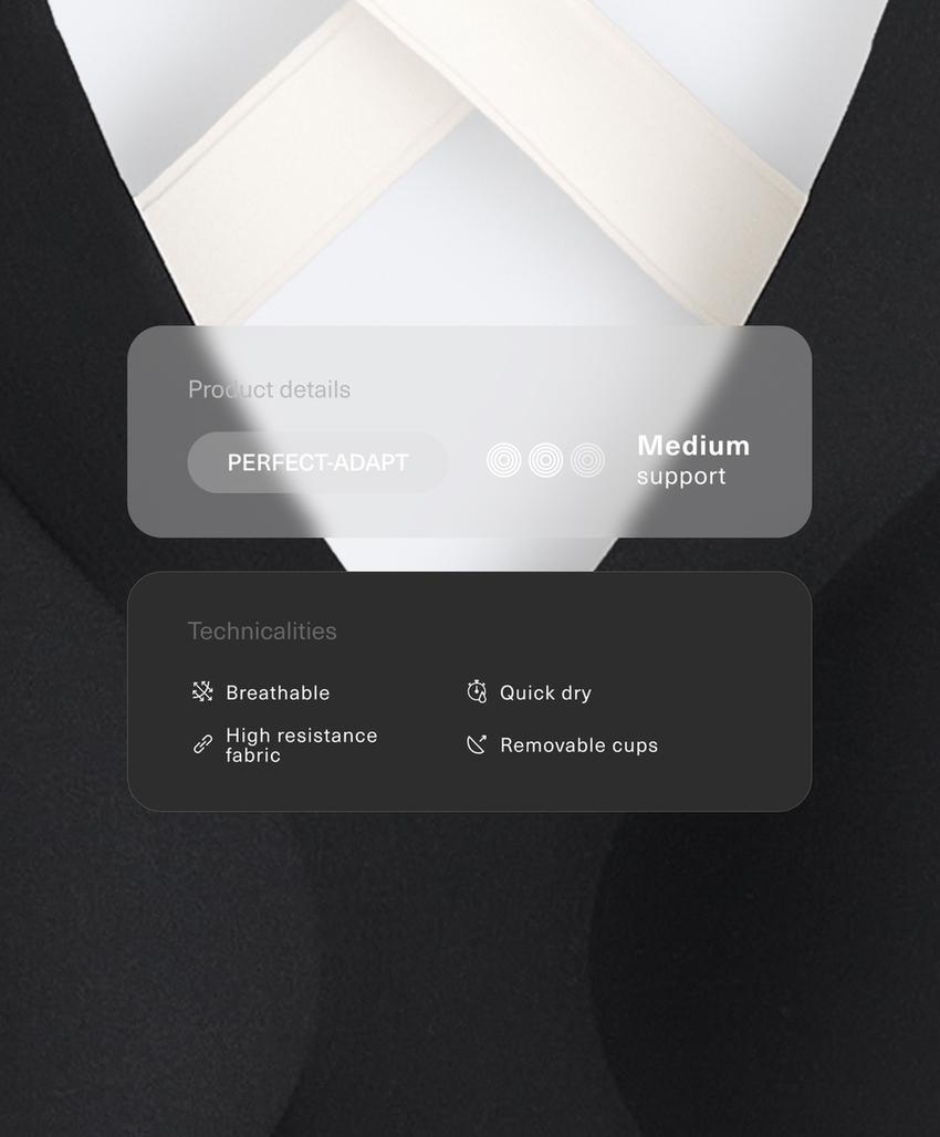 Спортивный бюстгальтер Perfect-adapt со средней степенью поддержки