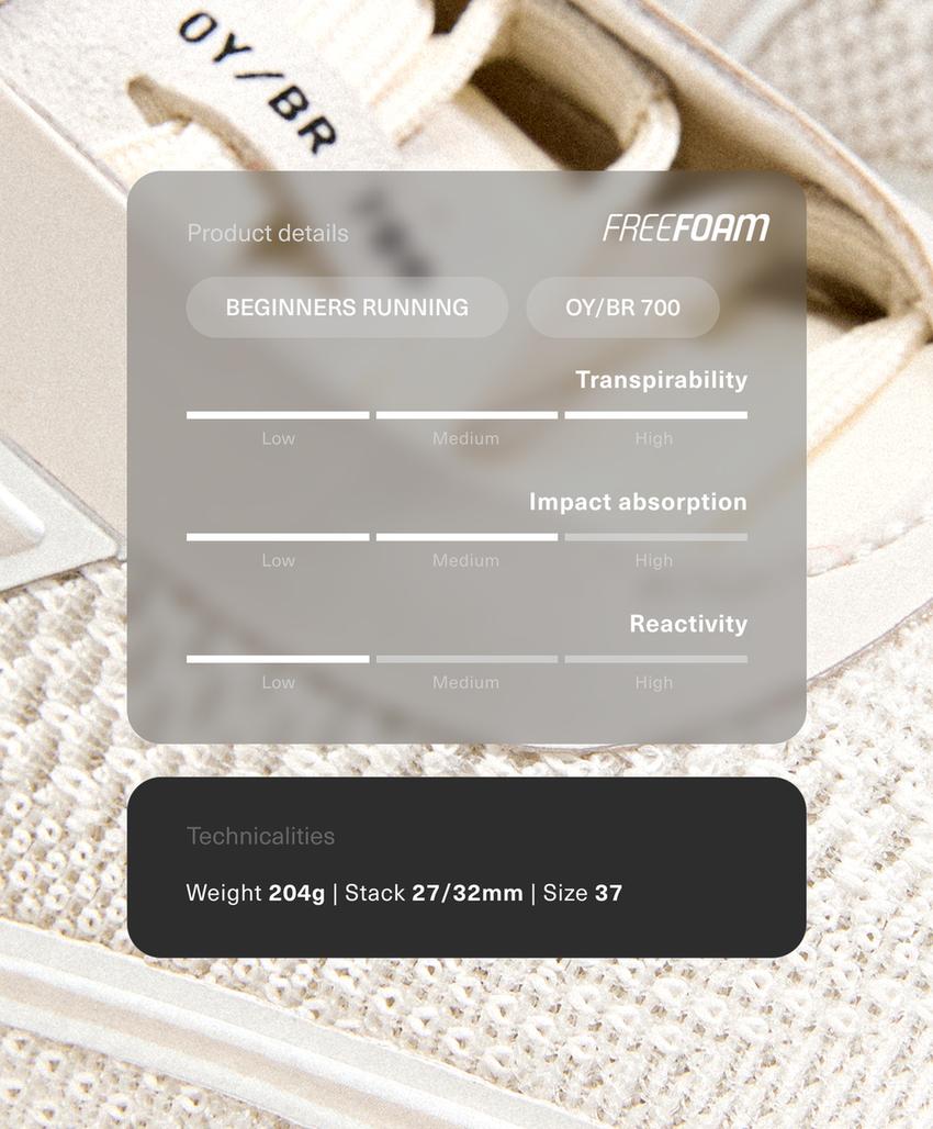 Тапочки для бега OY/BR 700