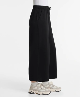 Широкие брюки Crop из мягкого модала- Заказать в России