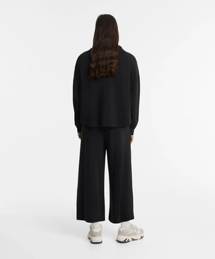 Широкие брюки Crop из мягкого модала- Заказать в России