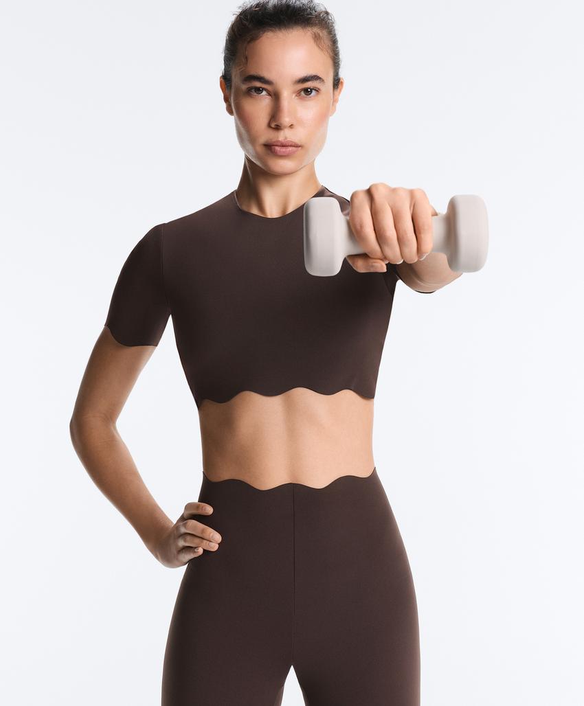 Майка - топ Compressive ondulado