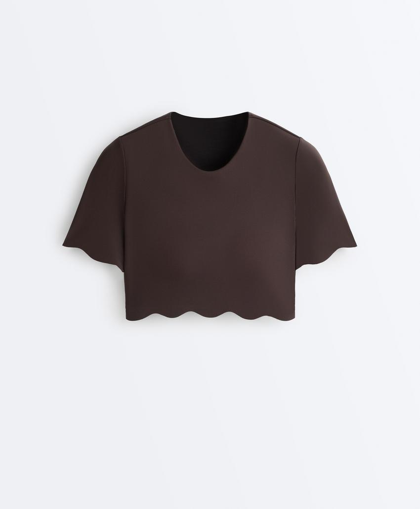 Майка - топ Compressive ondulado