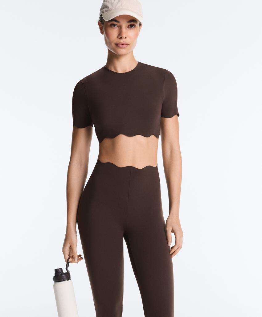 Майка - топ Compressive ondulado