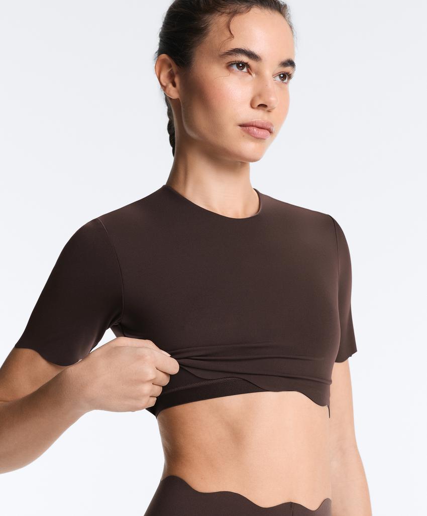 Майка - топ Compressive ondulado