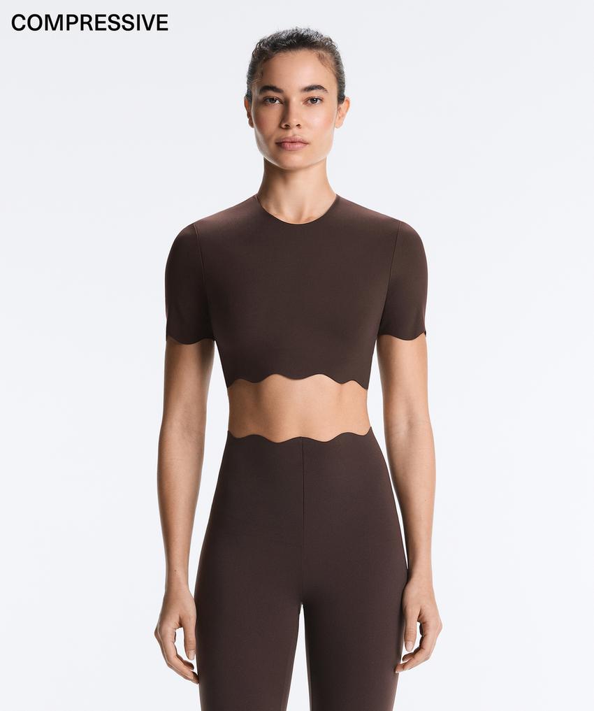 Майка - топ Compressive ondulado