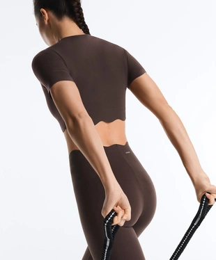 Майка - топ Compressive ondulado- Заказать в России