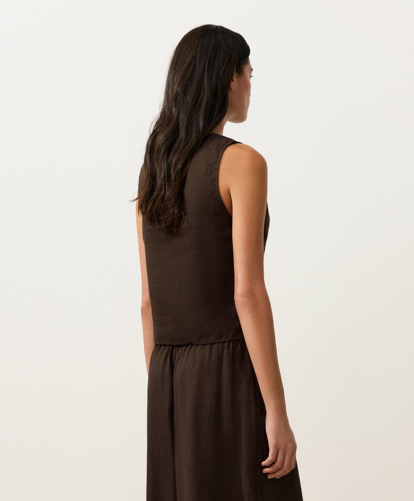 Top на запах из 100%-го льна