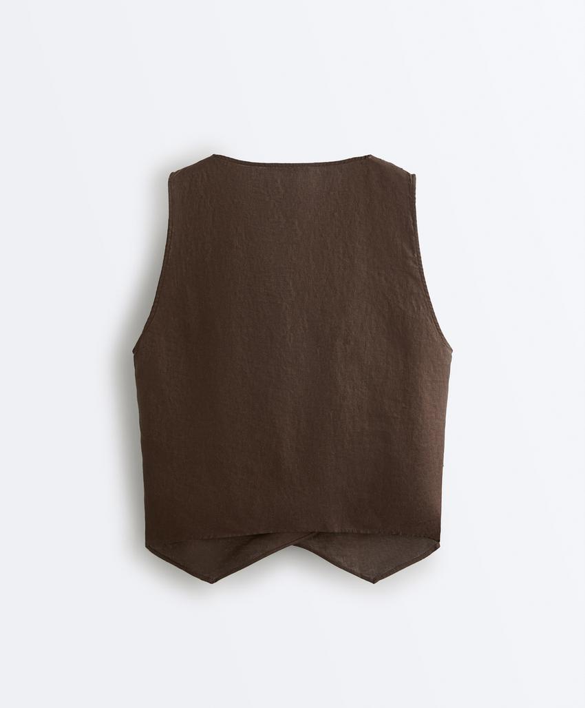 Top на запах из 100%-го льна