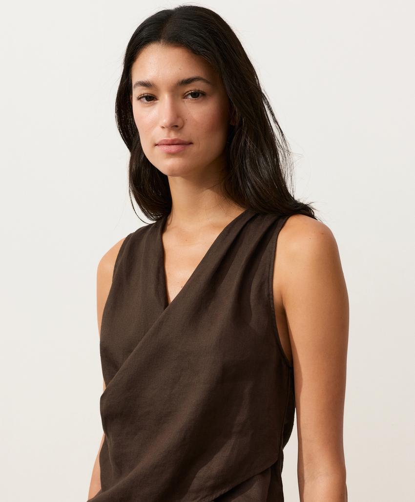 Top на запах из 100%-го льна