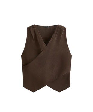 Top на запах из 100%-го льна- Заказать в России