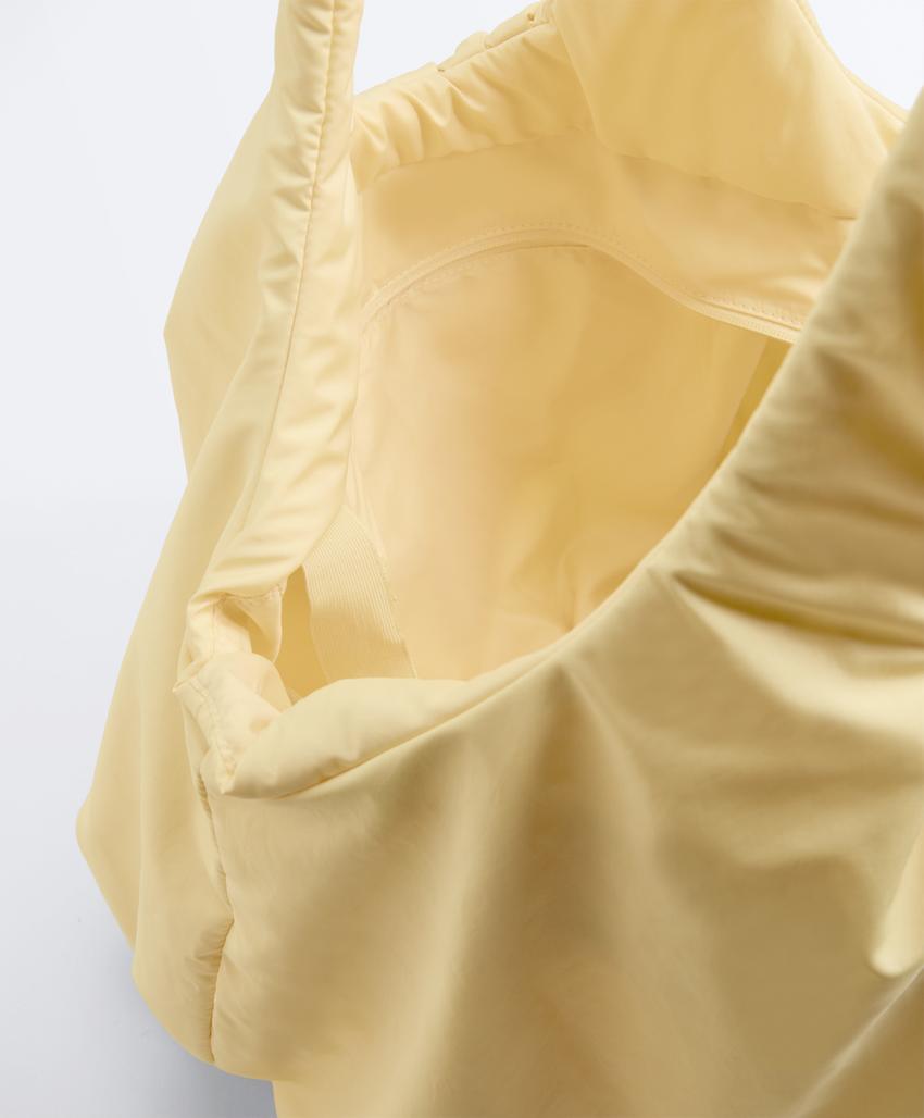 Сумка-шопер со сборками