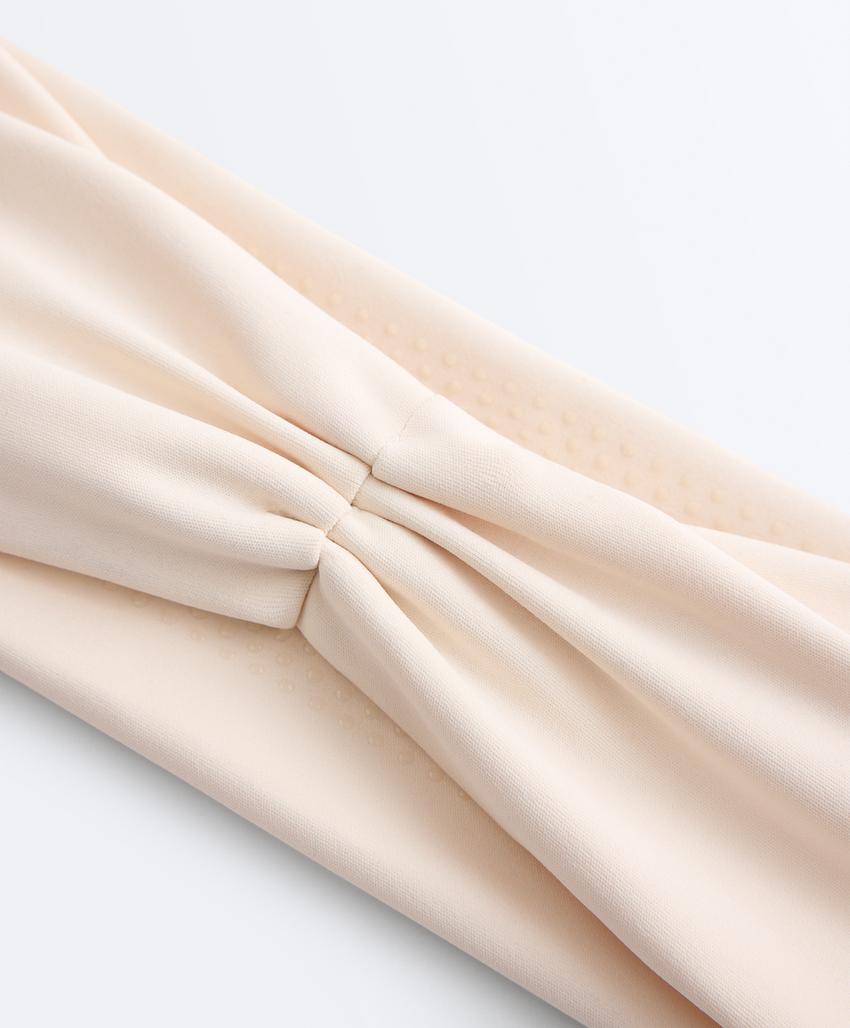 Спортивная повязка для волос с драпировкой