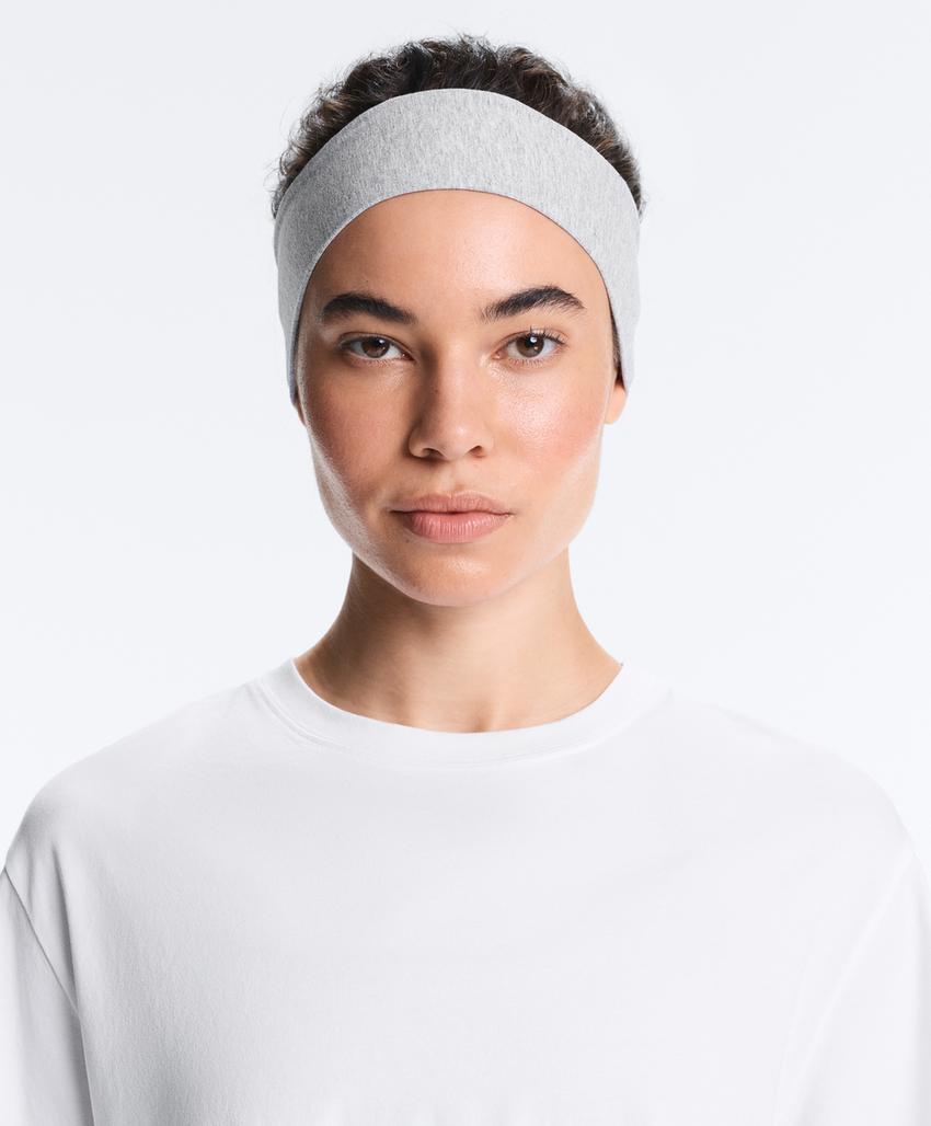 Меланжевая повязка для волос из хлопка