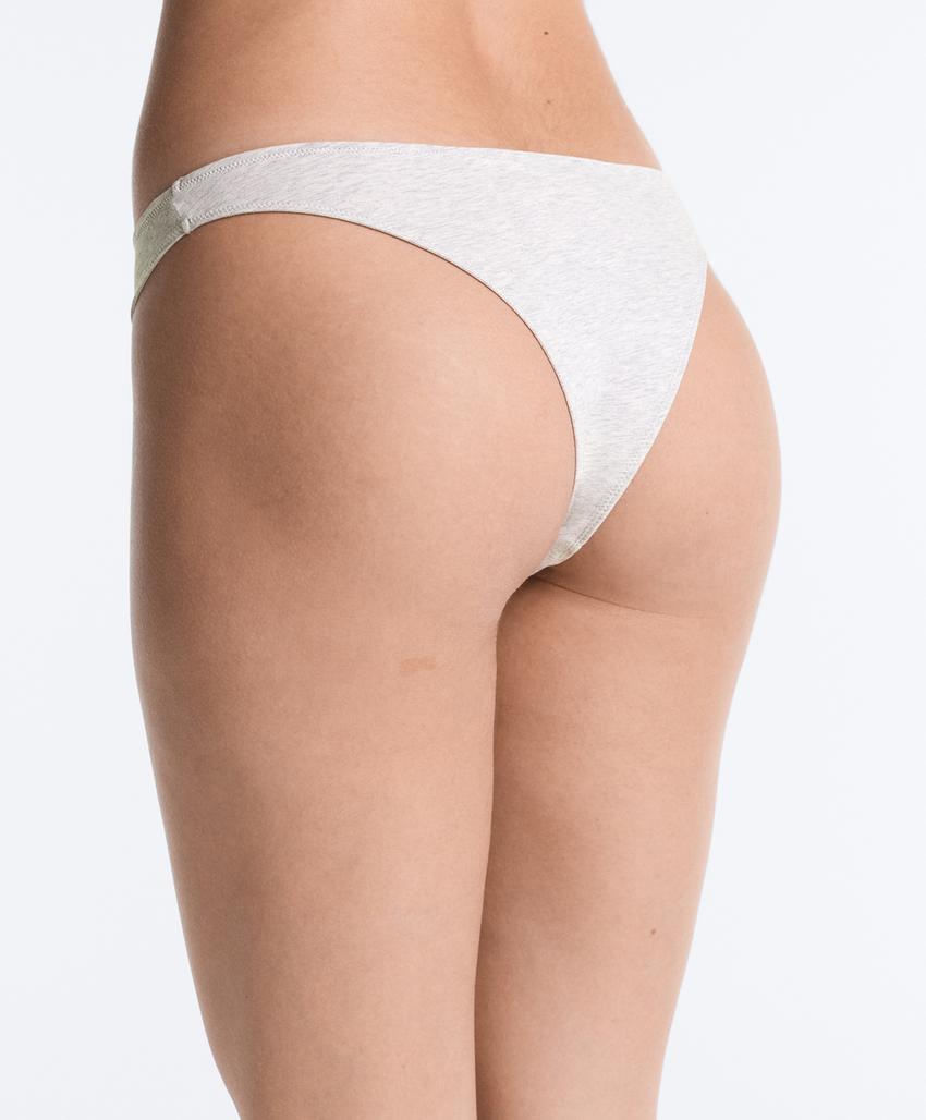 5 трусов бразильяна из смесового хлопка