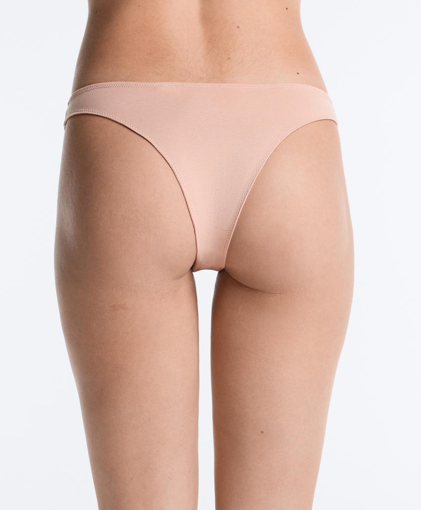 5 трусов бразильяна из смесового хлопка