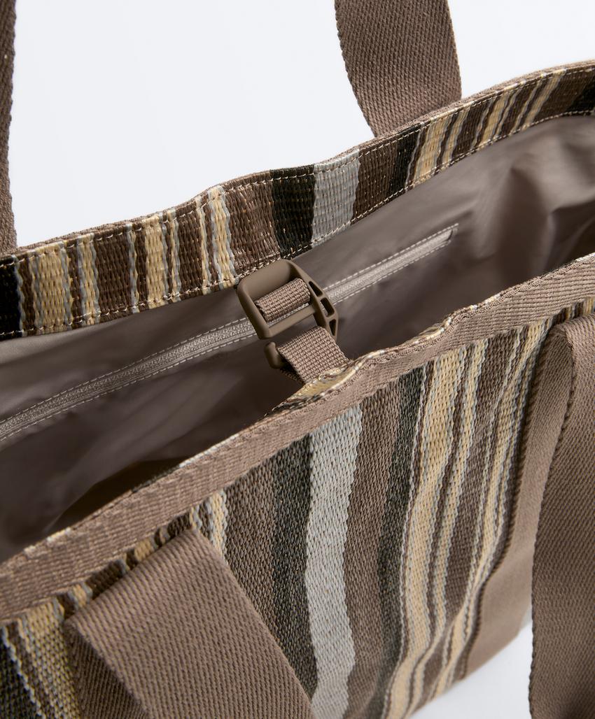 Сумка-шопер в полоску