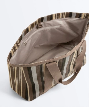 Сумка-шопер в полоску- Заказать в России