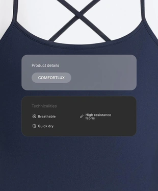 Комбинезон капри Comfortlux с перекрестной спинкой- Заказать в России