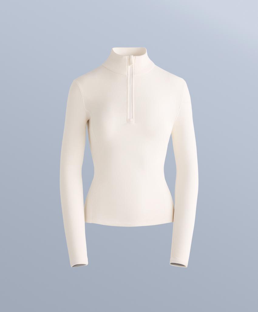 Термофутболка из флиса Base Layer с короткой молнией