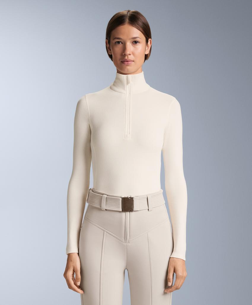 Термофутболка из флиса Base Layer с короткой молнией