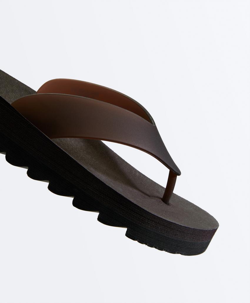 Sandálias de banho de plataforma